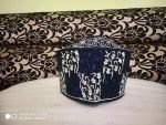 Banarasi Topi With White Blue