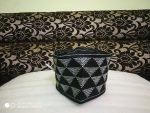 Barkati Black White Topi