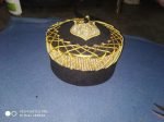Shabbir Barkati Naalein Topi Gold - Image 5
