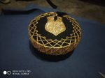 Shabbir Barkati Naalein Topi Gold - Image 3