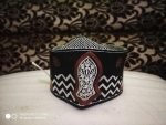 Zohaib Ashrafi Topi Black Brown With Naalein