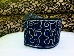 Banarasi Barkati Topi White Blue Model-2 - Image 3