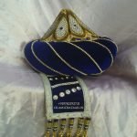 Blue  Golden Ashrafi Taaj