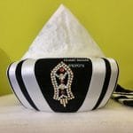 White  And  Black Ashrafi Taj  With Nalein