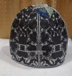 zohaib ashrafi Black White Barkati Turki Topi