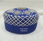 White blue Shabbir Barkati Cap