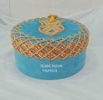 Blue Golden Topi With Naalein