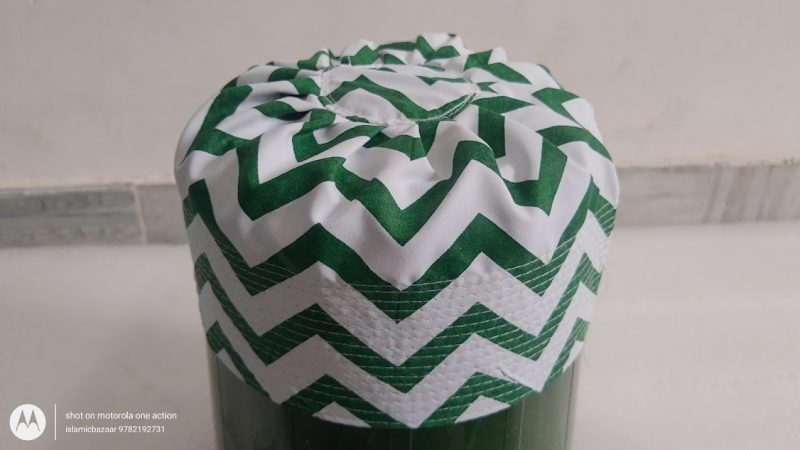 Owaisi Haqqani Cap Alahazrat Design Green