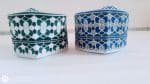 Omani Barkati Topi Green Blue Combo 21.5 Inch 4-5