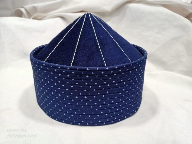 Turkey Designer cap Blue Islamicbazaar 2023